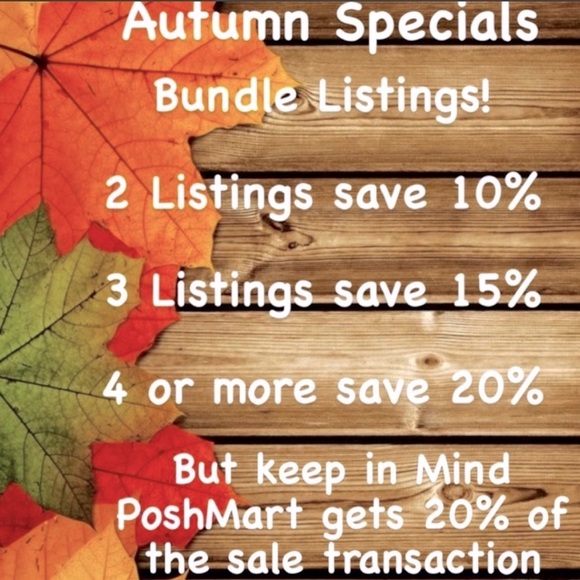 Fall Mini Wood Gnome Tag Set 6 - Picture 2 of 2